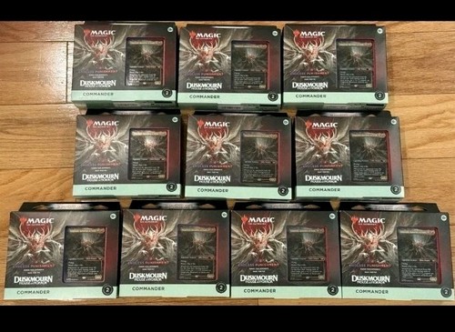(10) Magic the Gathering Duskmourn Endless Punishment Commander Deck ...
