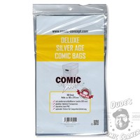 Comic Concept Deluxe Silver Age Comic Bags 100 HüLlen Mit Lasche Neu