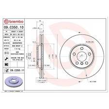 2x Bremsscheibe vorne für Mini F55 F56 F66 F54 F60 U25 | 26230472