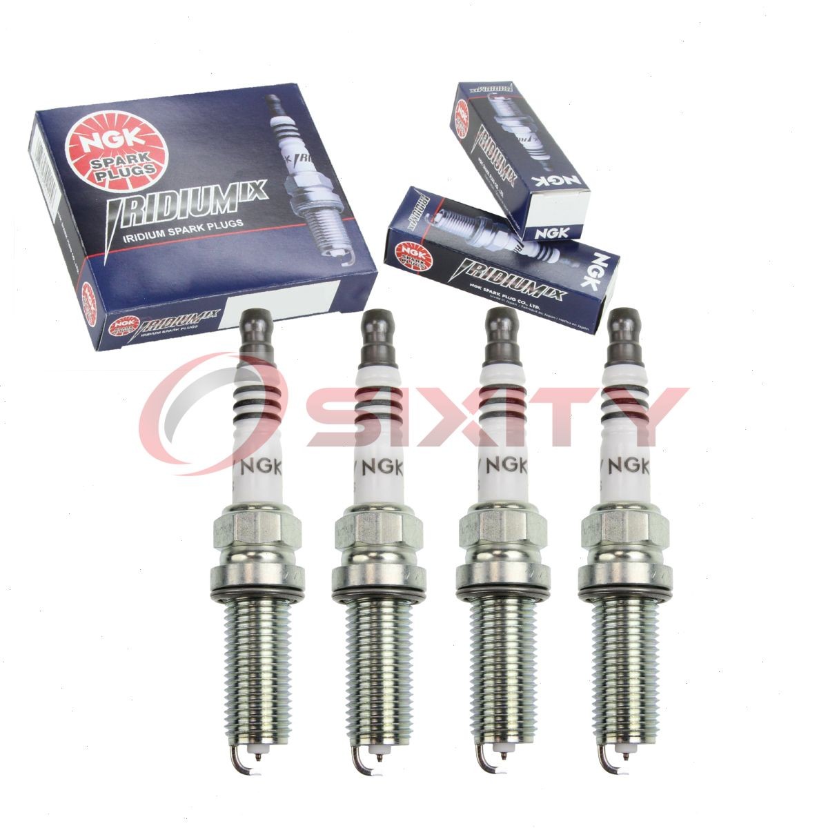 4 pc NGK 93501 LKAR7BIX-11S Iridium IX Spark Plugs for XP5683 XP5682 bj