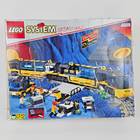 LEGO 4559 - Cargo Railway Passenger Train 9V Railway Train Train - 100% - Original Packaging - Excellent
