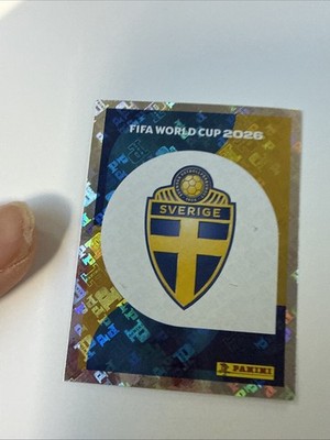 Panini FIFA World Cup 2026 SWE 1 Sweden Team Badge Sticker Club Logo