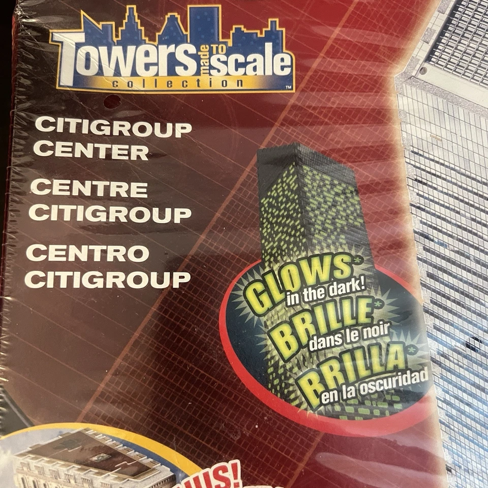 Puzz 3D Citigroup Center & Bonus Flatiron Bldg Puzzle Glows In The Dark  Sealed - Image 3 of 4