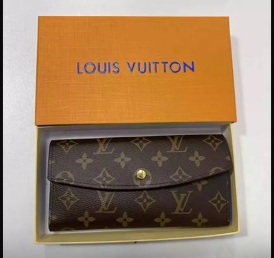 Louis Vuitton Portefeuille Sarah Monogram Long Wallet Brown Authentic
