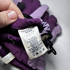 Moufles Fille Lands' End - Rose/blanc, Taille L - Paume Antidérapante, Polaire
