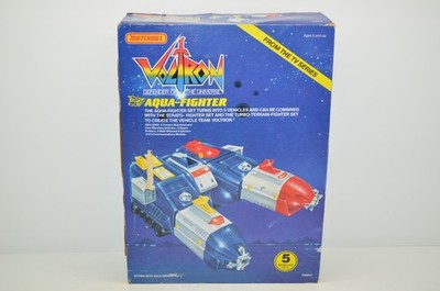 Vintage 1985 Matchbox Voltron Defender of the Universe Aqua-Fighter 100% w/ Box
