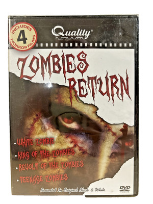 Zombies Return (DVD) White Zombie / King of Zombies / Revolt Zombies / Teenage
