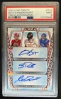 2024 Leaf Trinity Carson Beck Shedeur Sanders Jaxson Dart Auto Bronze #/49 PSA 9