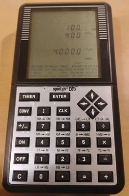 Sporty s E6B Electronic Flight Computer Calculator Tested Works 
