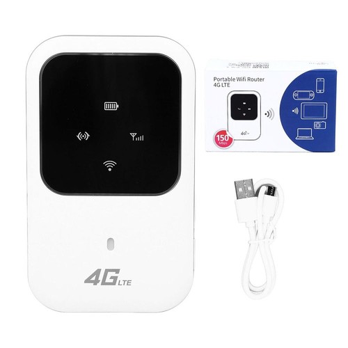 Pocket 4G LTE Router with SIM Card Slot WiFi Modem Mobile Hotspot Travel - Picture 6 of 10