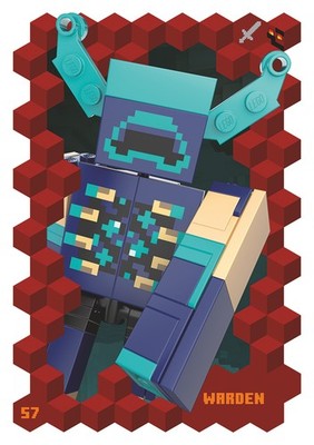 LEGO Minecraft Karten 57 - Warden - Charakterkarte Serie 3 (2026)