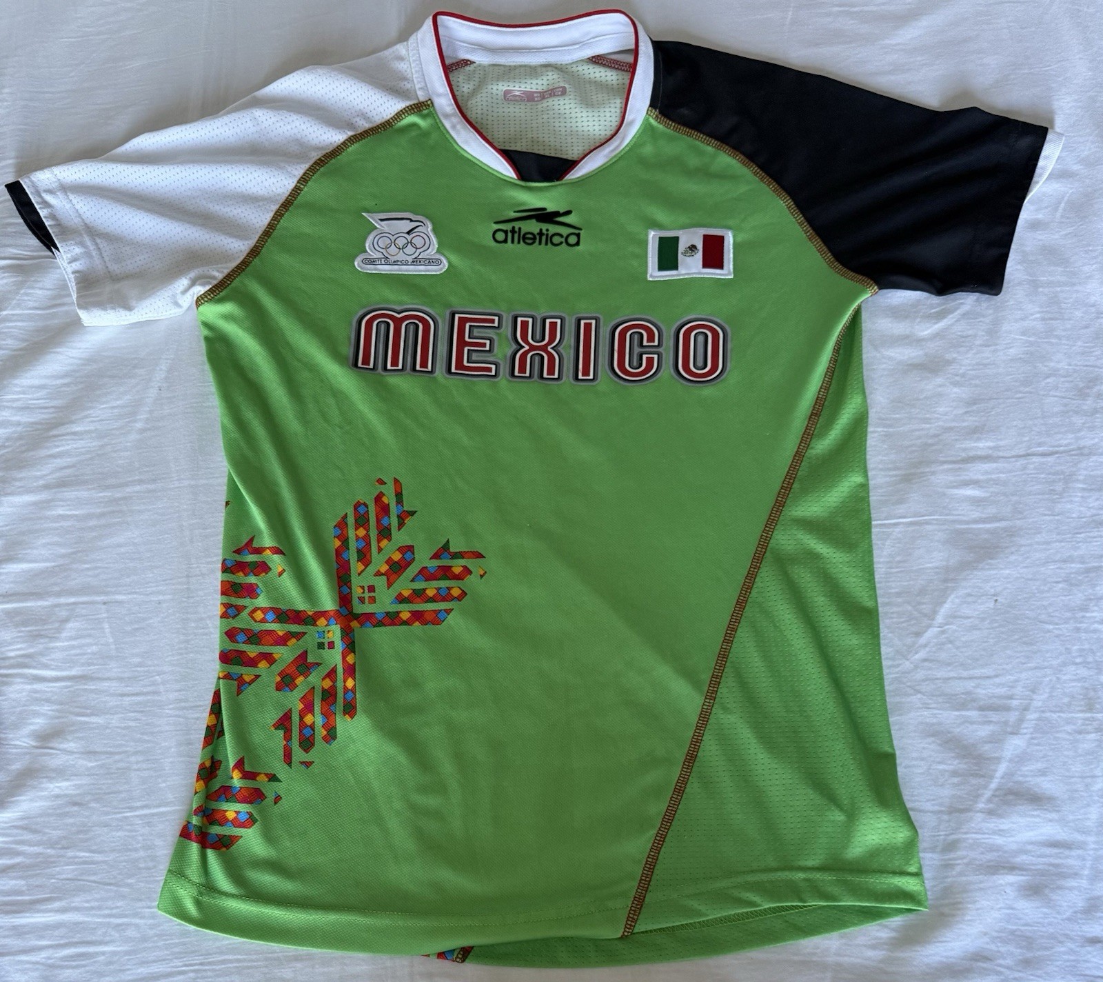 Atletica Pre-Owned Mexico Olympic Federation Soccer Jersey Youth Sz: Xlarge