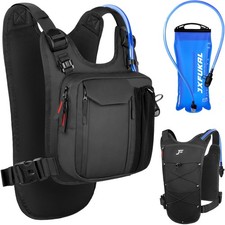 Running Vest, Lightweight Hydration Backpack with 2L Water Bladder, Reflectiv...
