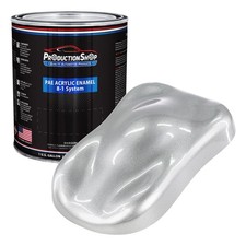 Productionshop 1 Gallon High Gloss Galaxy Silver Acrylic Enamel Auto Paint Productionshop 1 Gallon High Gloss Galaxy Silver Acrylic Enamel Auto Paint