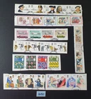GB 1982 COMMEMORATIVE STAMPS YEAR PACK = 8 FINE USED SETS EX FDC ON PIECE #3309