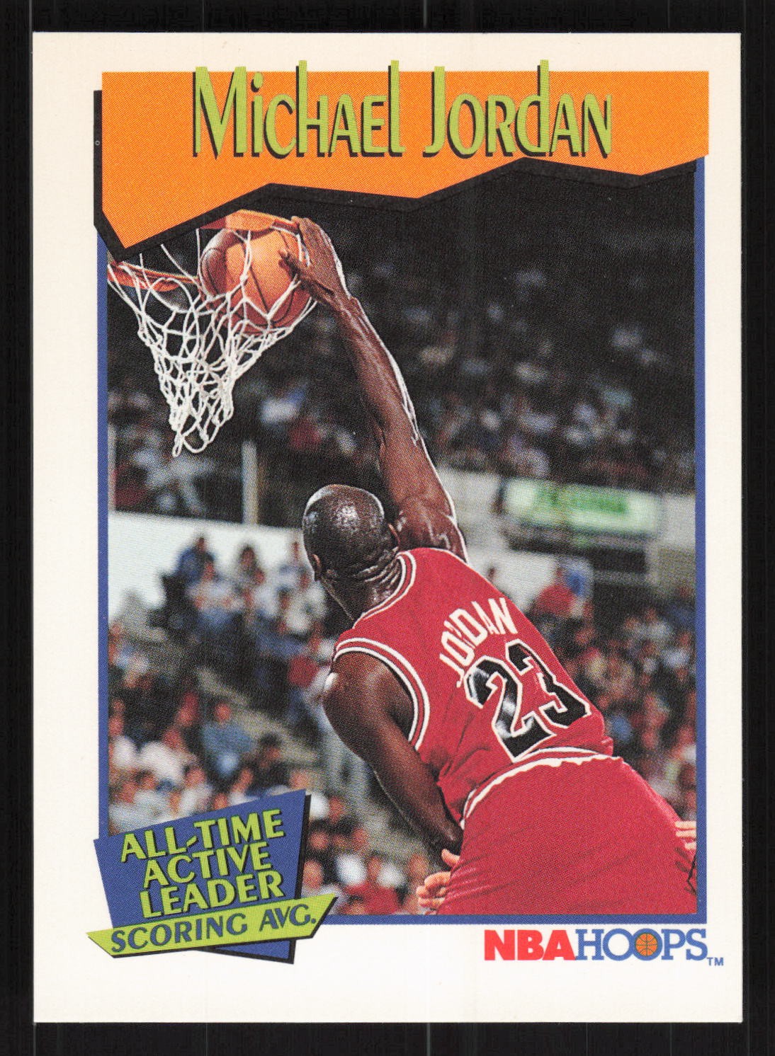 1991-92 Hoops #536 Michael Jordan Card TCCCX