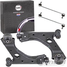 2x ABS QUERLENKER + KOPPELSTANGEN VORNE LINKS/RECHTS für OPEL CORSA D S07