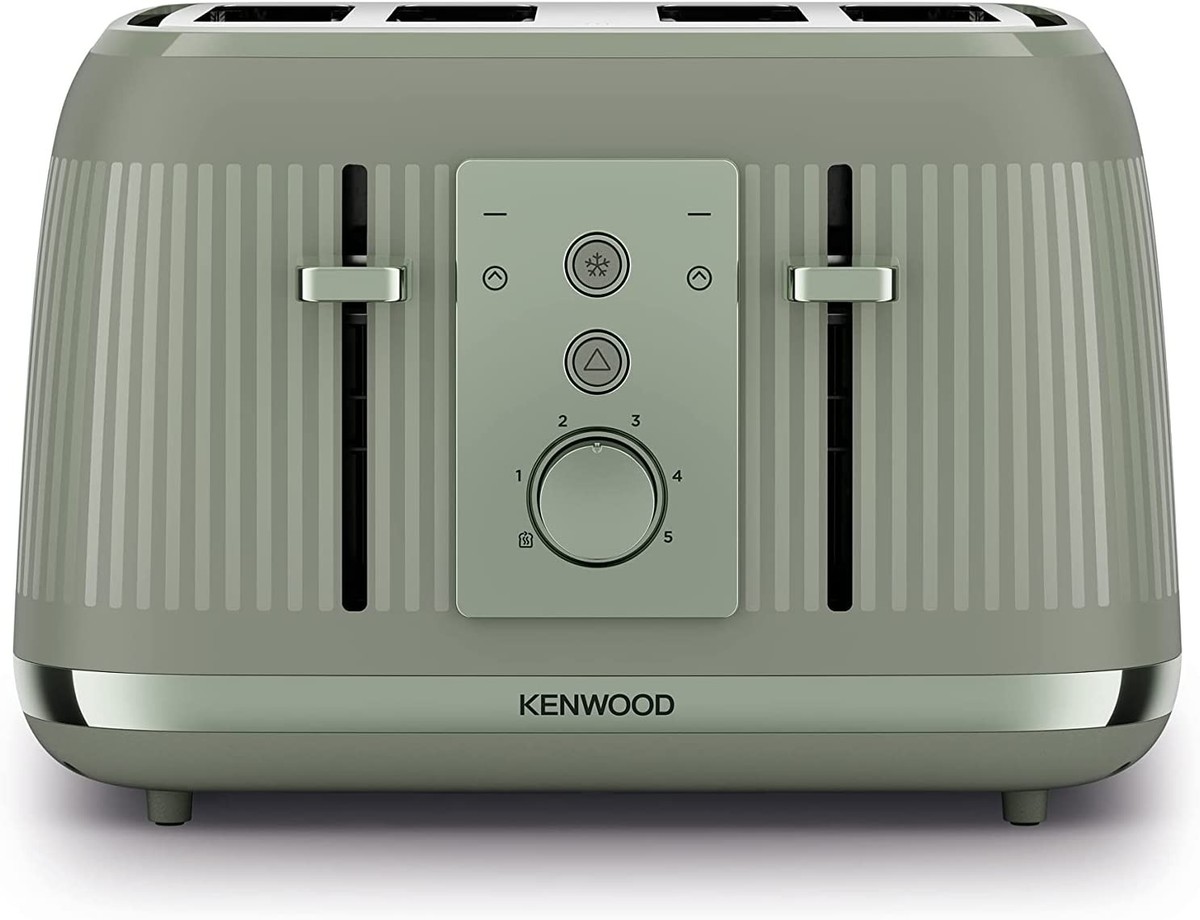 Kenwood Slice Toaster Defrost Function Dusk 1800w Olive Green