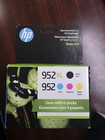 HP 952XL BLACK/952 CYAN; MAGENTA; YELOW HIGH-YIELD INK CARTRIDGES, PACK Of 4 NEW