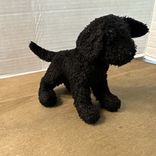 Douglas Cuddle Toy Black Lab Retriever Puppy Dog Plush Stuffed Collectible 6  