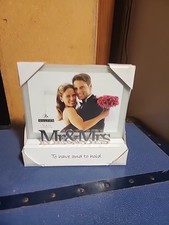 5"  7" Glass Picture Frame, Mr  Mrs To have and to Hold