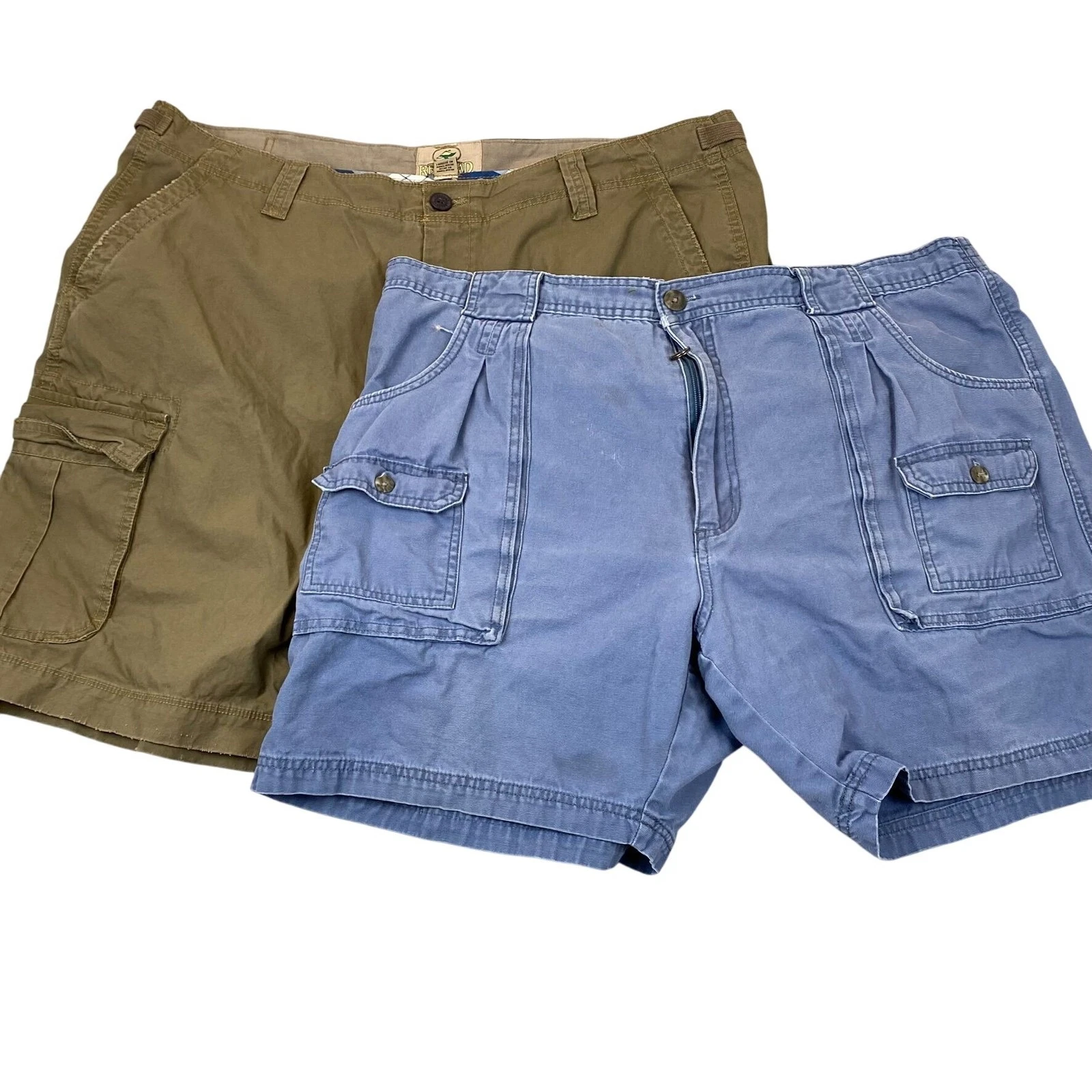 2 Redhead Men's Cargo Shorts Size 44 Lot of 2 Cotton Casual Camping Fishing