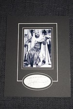 Hugh Griffith (+ 1980) signed autograph on 28x35 Ben Hur mat in person