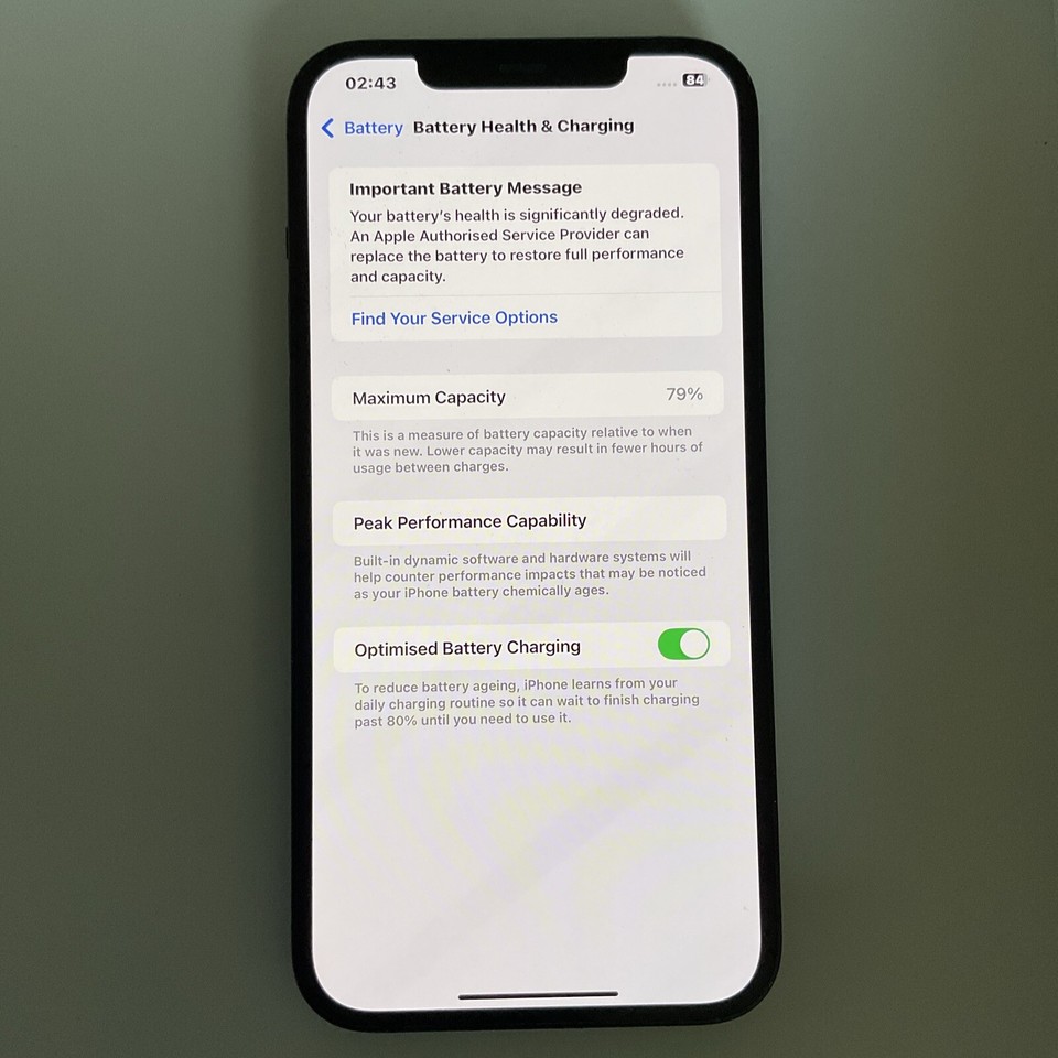 Apple iPhone 12 Pro Max 256GB Pacific Blue (Unlocked) A2411 (CDMA