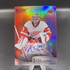 2021-22 UP ALLURE ALEX NEDELJKOVIC FULL RAINBOW AUTO AUTOGRAPH R-58 RED WINGS
