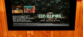 2002 Gunvalkyrie Video game Small Poster / Old Ad Page Framed Xbox Dreamcast