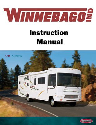 2008 Winnebago Vista Home Owners Operation Manual User Guide Coil Bound