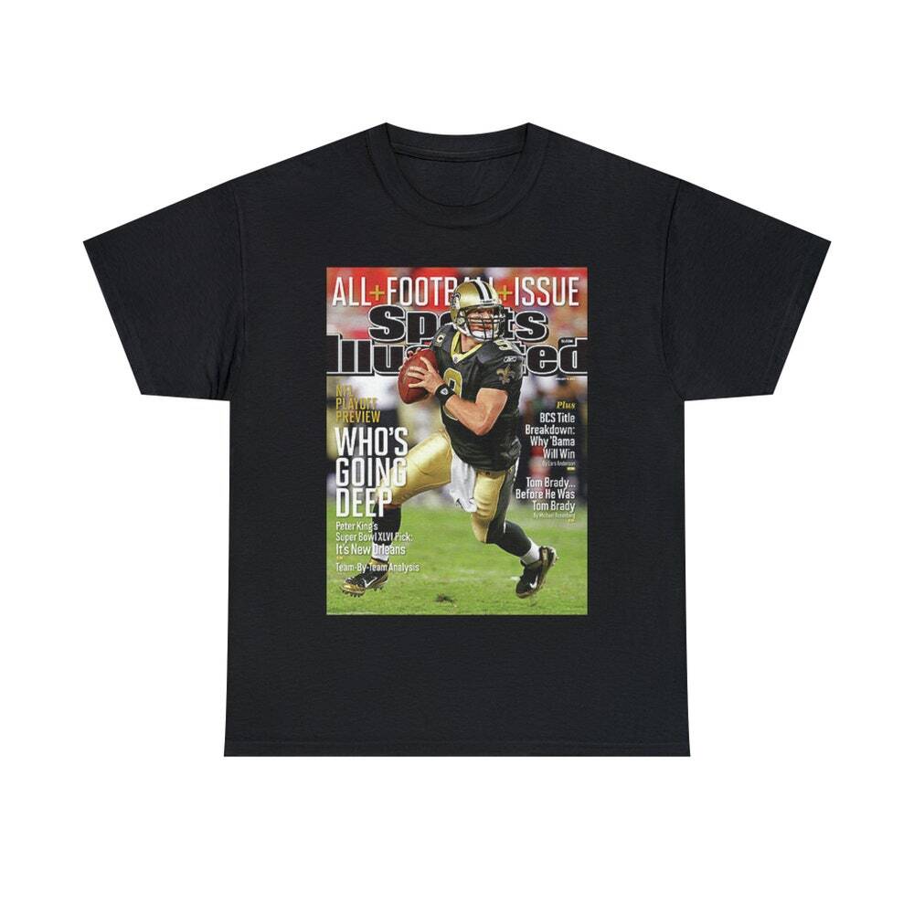 DREW BREES NEW ORLEANS SAINTS NFL SPORTS ILLUSTRATED TEE SHIRT eBay