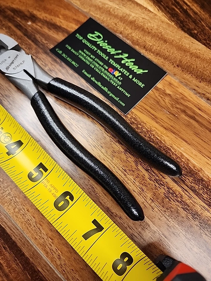 *NEW* Snap On 57AHLP - 7" Black Comfort Grip Linesman Pliers - FREE SHIPPING - Image 3 of 4
