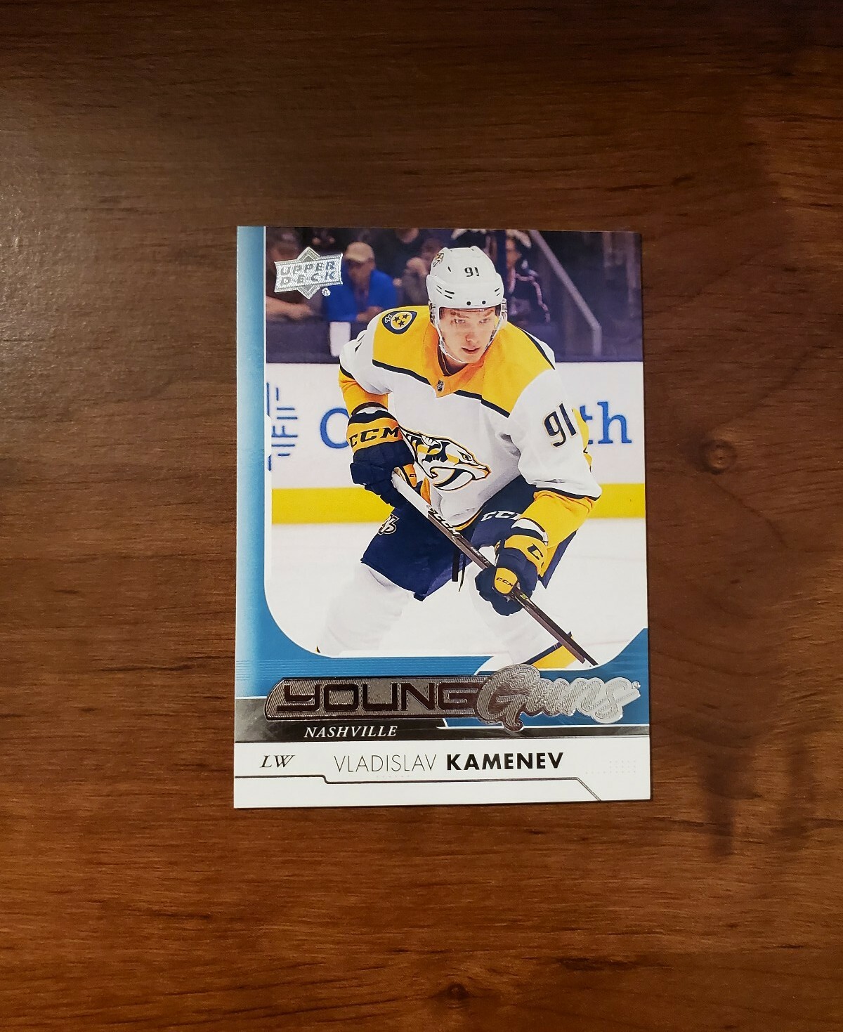 Vladislav Kamenev - 2017/18 UD Series 1 - Young Guns SP - #238 - Predators-RC
