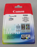 2 Ovp Canon PG-40 CL-41 Mp470,Mx300,Mx310,Ip2200,Ip2500,Ip2600,,Ip1800,Ip1900