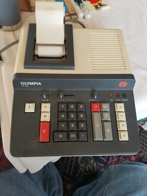 Vintage OLYMPIA CA 505 Printing Calculator Adding Machine 