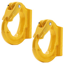 Bxr 2 Ton Heavy Duty Alloy Steel Lifting Hook - Weld On Anchor Hook G80 - 2 Pack