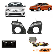 For 2011-2013 Toyota Corolla Altis Drl Daytime Running Led Fog Light Leftright