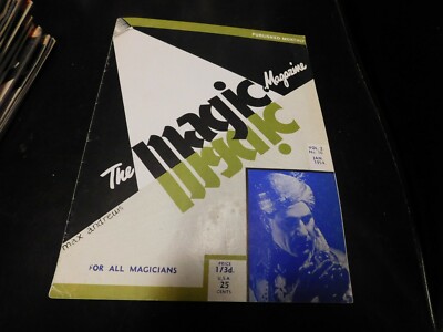 Max Andrews Magic Magazine For All Magicians January 1954 Len Allen