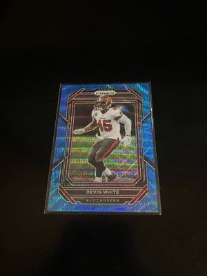 Devin White 2022 Panini Prizm Blue Wave Prizm /199 Bucs 279 PWE