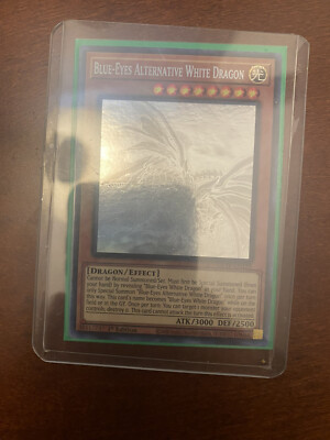 Blue Eyes Alternative White Dragon Ghost Rare 1st Edition (Yugioh)