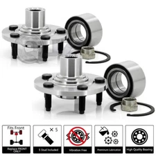 [FRONT(Qty.2)] Wheel Hub Assembly Kit For 1994-1995 Ford Sable Non-ABS FWD-Model