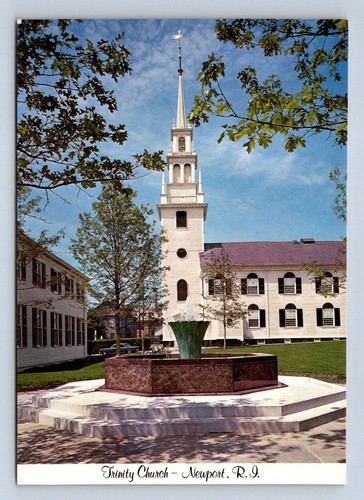 Trinity Church Newport Rhode Island Postcard Unposted - 第 1/2 張圖片