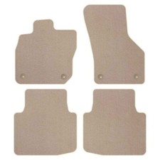 Velours Fußmatten für Skoda Superb IV ab Bj. 2023 Automatten Passend BEIGE PREM
