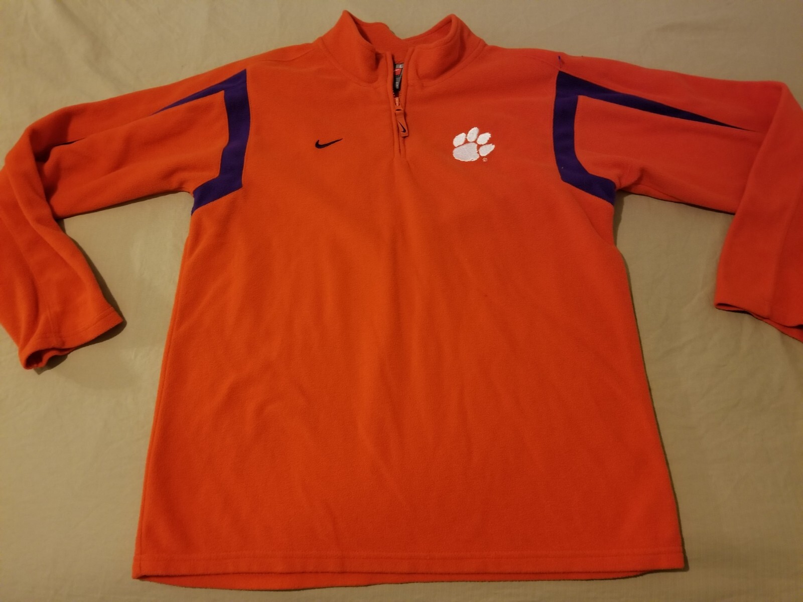 Womens Nike Clemson Tigers Half Zip 