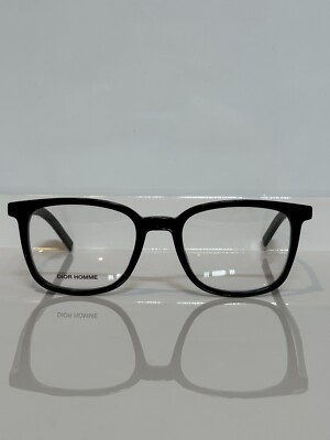 NIB Dior Homme Blacktie 252 807 Black Acetate Eyeglasses 51mm | eBay