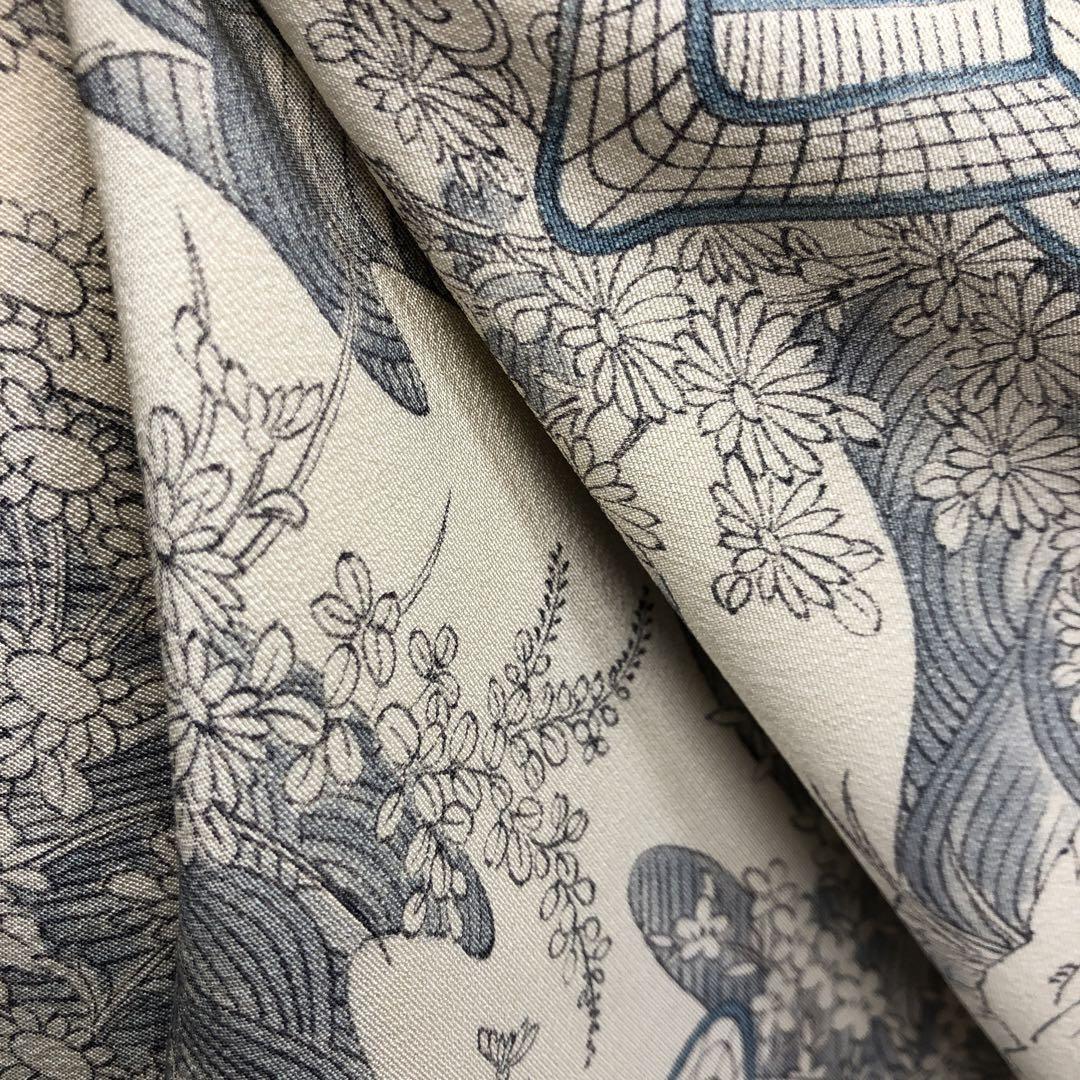 JAPANESE KIMONO FINE PATTERN PURE SILK VINTAGE ANTIQUE Z5687 | eBay