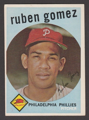 1959 TOPPS  BASEBALL  #  535  RUBEN GOMEZ   INV  J1696 - Afbeelding 1 van 2