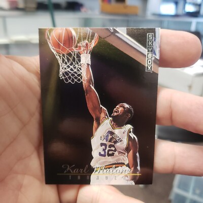 1993-94 Skybox Thunder And Lightning Karl Malone John Stockton # 8