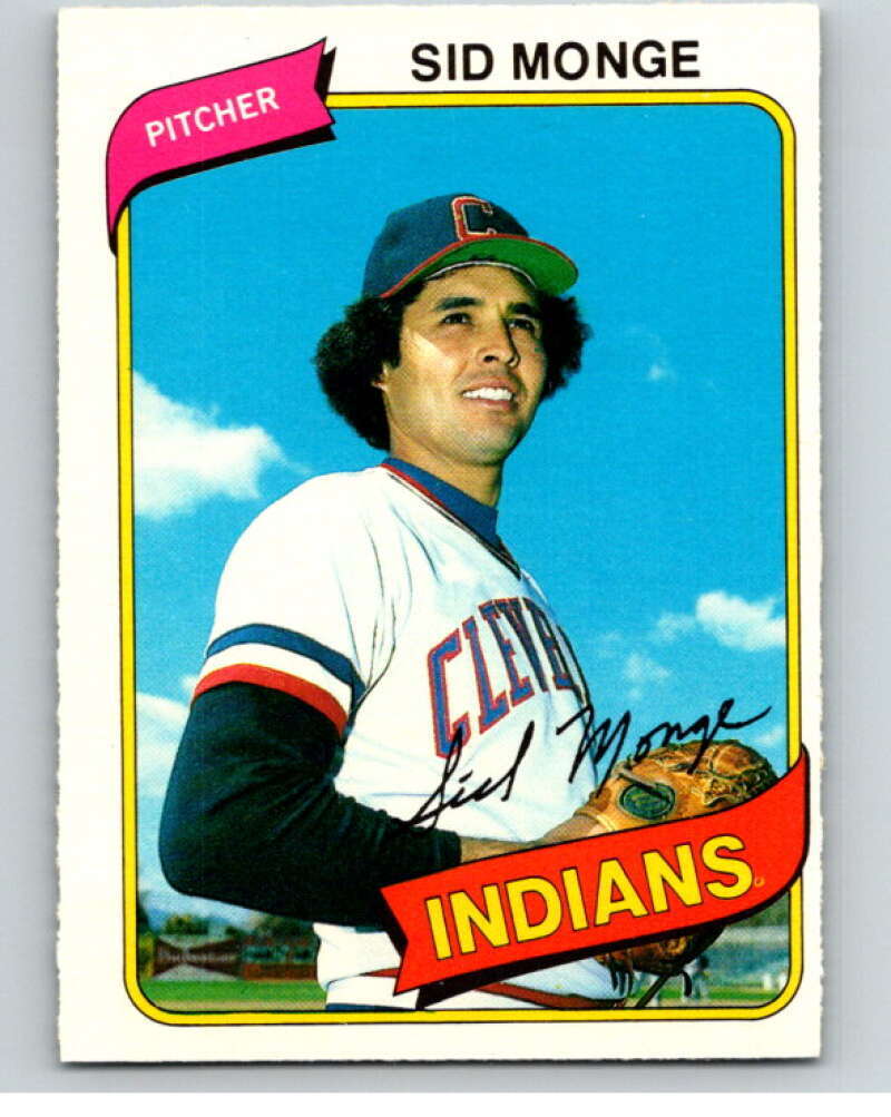 1980 O-Pee-Chee #39 Sid Monge  Cleveland Indians V78932